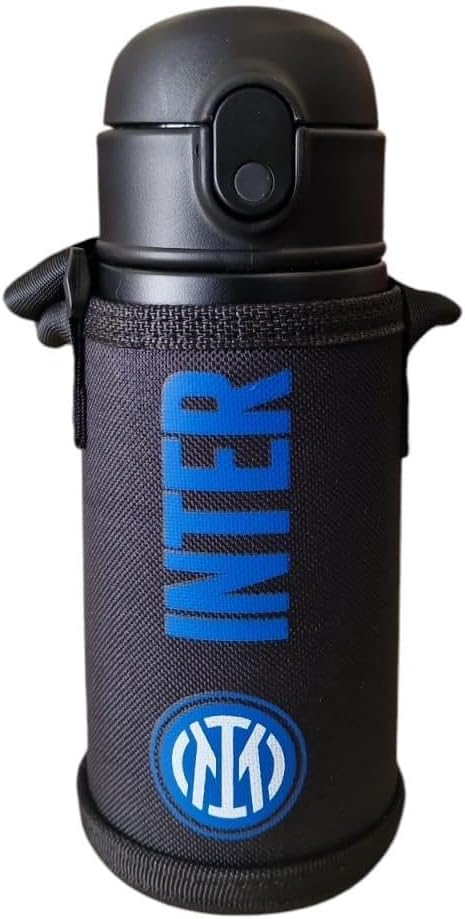 INTER Borraccia Ragazzi Con Porta Borraccia a Tracolla