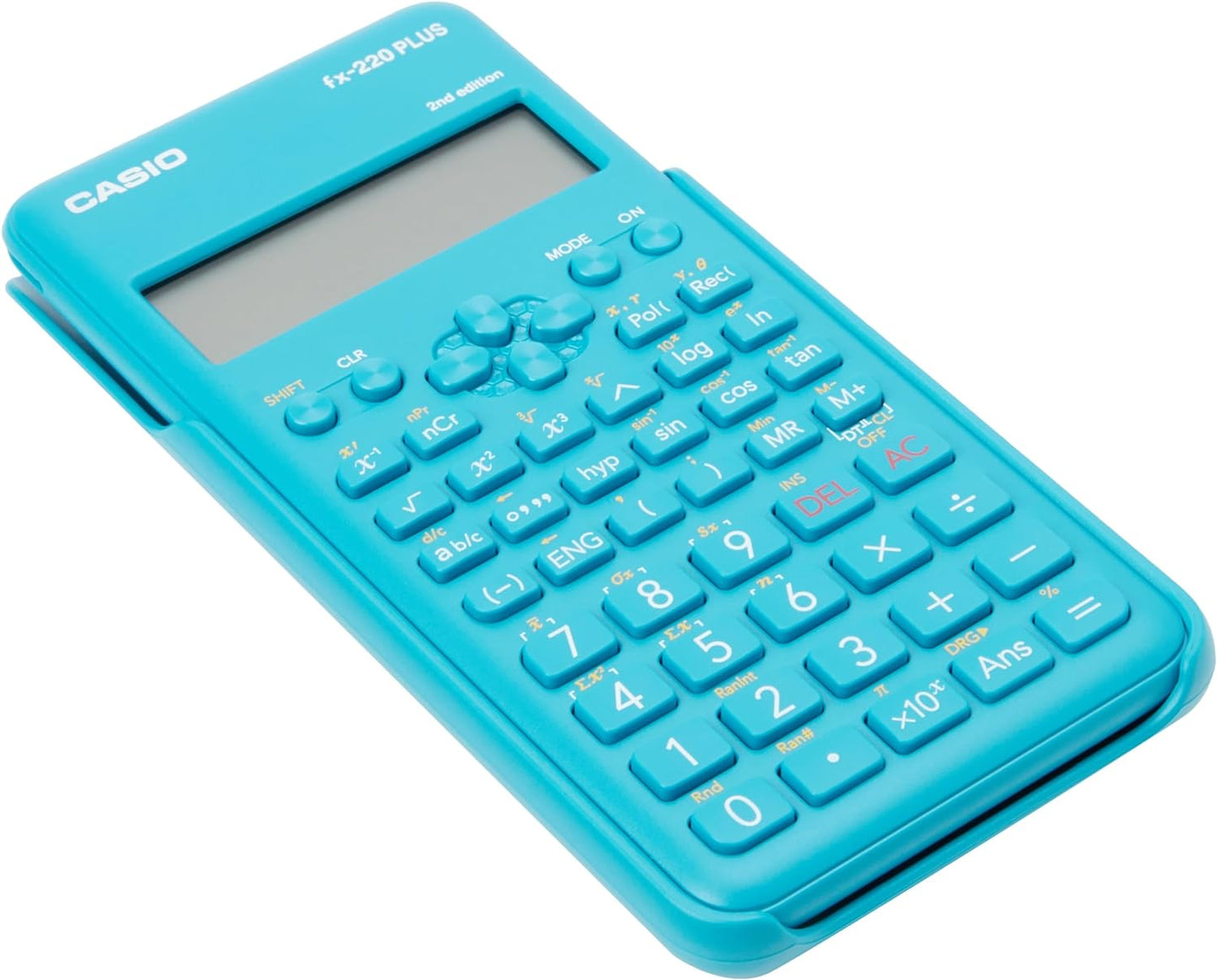 Casio Fx-220Plus 2edition-Calcolatrice Scientifica, 181 Funzioni, A Batteria, Azzurro