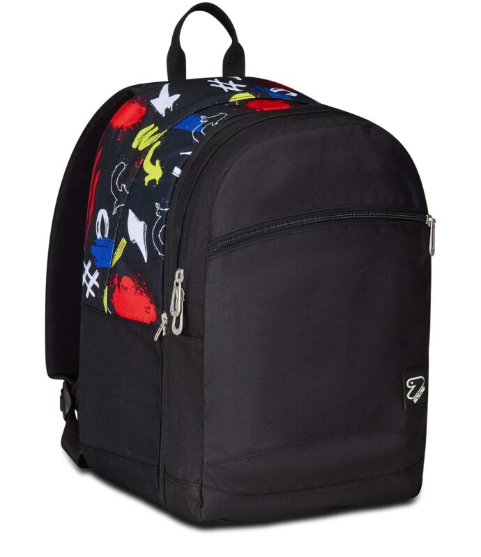 SEVEN - Zaino Scuola Pro XXL REVERSEBLE DETACH graffiti load