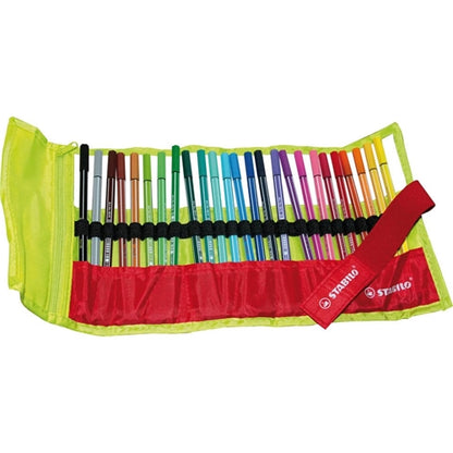 Rotolo verde STABILO PEN 68 con 25 COLORI