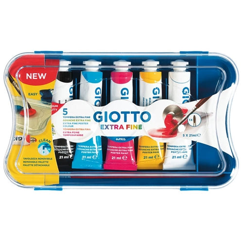 Tubi tempera Giotto - 21 ml - conf. 5