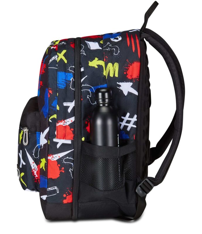 SEVEN - Zaino Scuola Pro XXL REVERSEBLE DETACH graffiti load