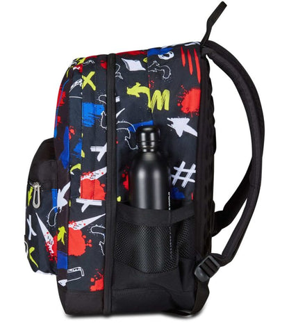 SEVEN - Zaino Scuola Pro XXL REVERSEBLE DETACH graffiti load